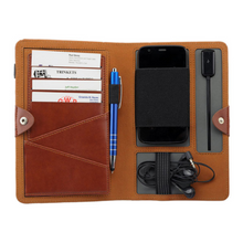 Load image into Gallery viewer, Tech Passport Travel Wallet With Power Bank And 8gb Usb Key
