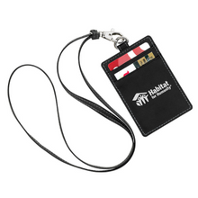 Load image into Gallery viewer, Leather Id Holder With Neck Cord
