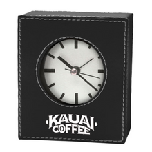 Load image into Gallery viewer, Leatherette Desk Clock
