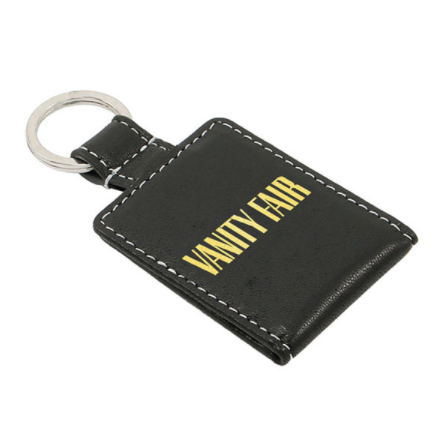 Leather Key Fob With Mini Photo Wallet