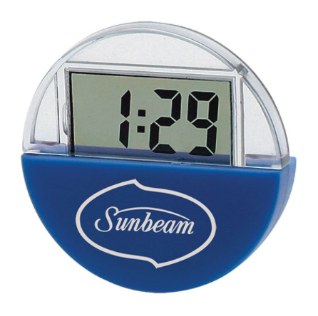 Suction Cup LCD Clock And Calendar