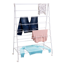 Load image into Gallery viewer, Large A-Frame Clothes Drying Rack, White
