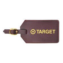 Load image into Gallery viewer, Leather Luggage Tag With Flap
