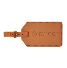 Load image into Gallery viewer, Leather Luggage Tag With Flap
