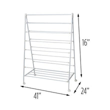 Load image into Gallery viewer, Large A-Frame Clothes Drying Rack, White
