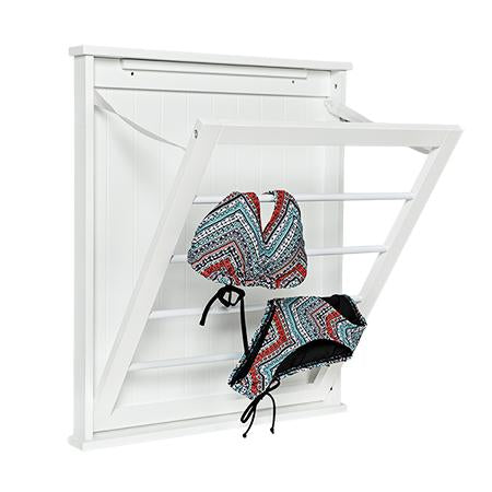 One-Shelf Drying Wall Rack, White