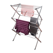 Load image into Gallery viewer, Commercial Accordion Drying Rack, Chrome
